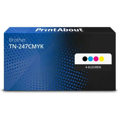 Afbeelding van Huismerk Brother TN 247CMYK Toner 4 kleuren Voordeelbundel