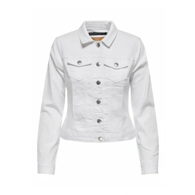 Afbeelding van ONLY Onlwonder LIFE Jacket Spijkerjas, Dames, Maat: Small, White