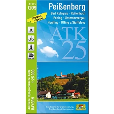 Afbeelding van ATK25 Q09 Peißenberg (Amtliche Topographische Karte 1:25000)
