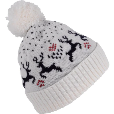 Afbeelding van K up Rendier kerstmuts KP512 Natural / Night Navy