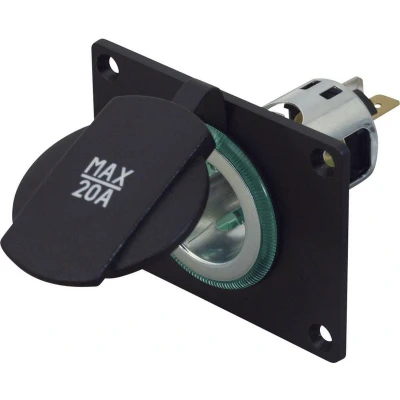 Afbeelding van ProCar 68141001 Power contactdoos Stroombelasting (max.): 20 A Geschikt voor Sigarettenaanstekerstekker