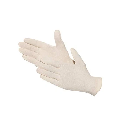 Afbeelding van Jah 12 paar oekotex katoenen handschoenen, licht, natuurlijk, maat 10,