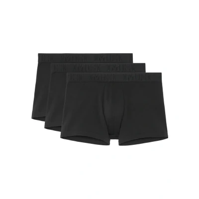 Afbeelding van Hom heren Tonal boxershorts van katoen in 3 pack de kleur Zwart, maat: M