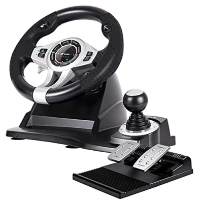 Afbeelding van Tracer TRAJOY46524 game controller Zwart Stuurwiel + pedalen geschikt voor Playstation 4, 3