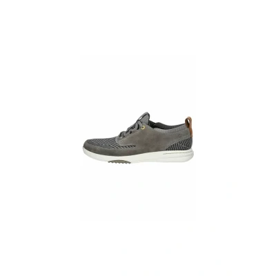 Afbeelding van Clarks Sneakers laag, Heren, Maat: 42, Grey combi Leer en textiel