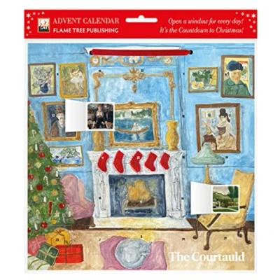 Afbeelding van The Courtauld: Decorated for Christmas Advent Calendar (with stickers)