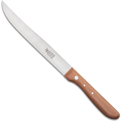 Afbeelding van Robert Herder Universeelmes Carbonstaal Rückenspitz Lemmet 18 cm Heft Kersenhout