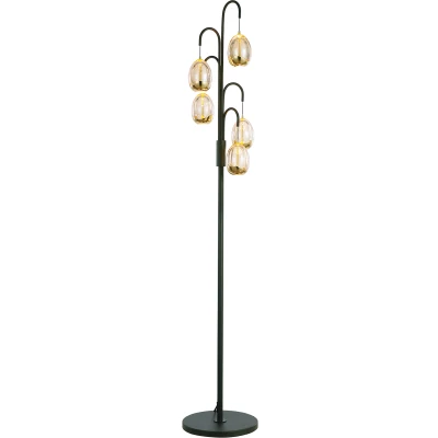 Afbeelding van Highlight Vloerlamp Golden Egg Zwart/Goud Goud 165,00cm x 30,00cm