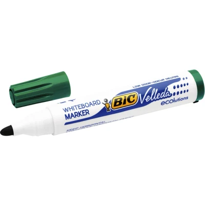 Afbeelding van Viltstift Bic Velleda 1701 whiteboard rond large groen