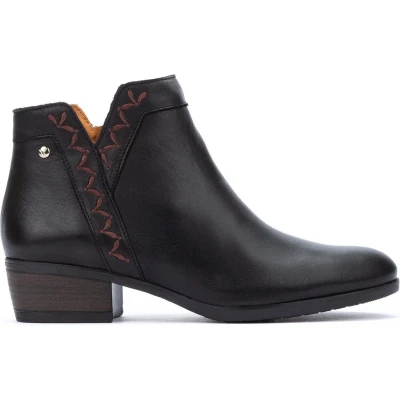 Afbeelding van Pikolinos Daroca Korte laarzen, Dames, Maat: 36, Black Leer