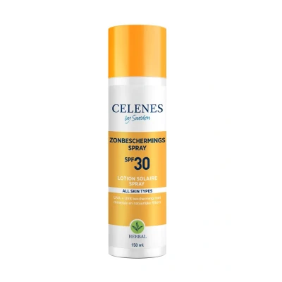 Afbeelding van 3x Celenes Herbal Zonnebrand Spray SPF 30 Alle Huidtypes 150 ml