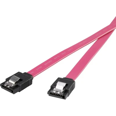 Afbeelding van Renkforce HDD Aansluitkabel [1x SATA bus 7 polig 1x polig] 0.50 m Rood