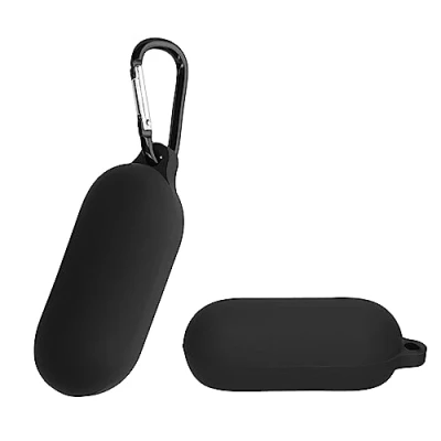 Afbeelding van kwmobile Hoes geschikt voor Sony WF C700N Siliconen cover oordopjes in zwart