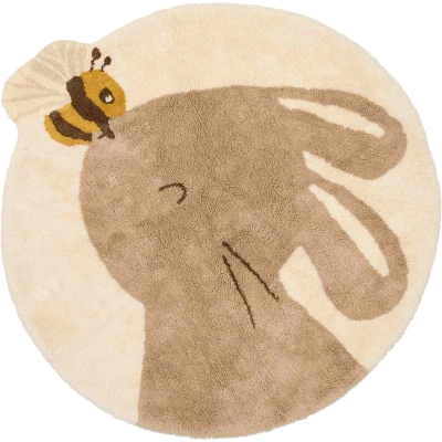 Afbeelding van Little Dutch Vloerkleed Rabbit Bee Shape