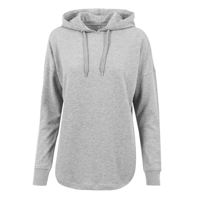 Afbeelding van Build your Brand Ladies ́ Oversized Hoody BY037 grey