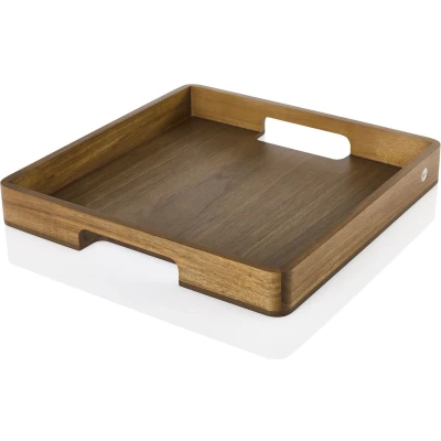 Afbeelding van Adhoc Serve Square Dienblad Hout Bruin
