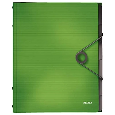 Image de Leitz 4569 10 95 Trieur noir DIN A4 polypropylène (PP) Nombre de compartiments: 6