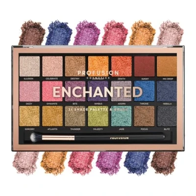Afbeelding van Profusion Oogschaduw Pro Artistry Palette Primer 21 Kleuren Enchanted