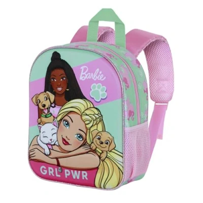 Afbeelding van Karactermania Barbie Huisdieren Peuter Kleuter 3D Rugzak Backpack Rugtas Roze