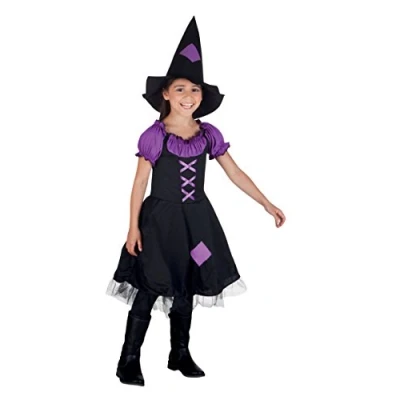 Afbeelding van Boland Kostuum Imperial witch (10 12 jr) Kinderen Heks Halloween verkleedkleding