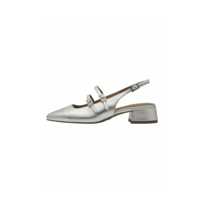 Afbeelding van Tamaris Sling Klassieke pumps, Dames, Maat: 40, Platinum Kunststof