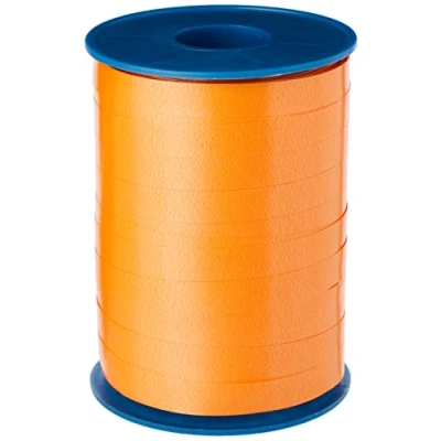 Afbeelding van C.E. Pattberg AMERICA Cadeaulint, oranje, 250 m bolduc voor verpakking, breedte 10 mm, decoratieve accessoires &amp; DIY, decoratielint geschenken, elke gelegenheid