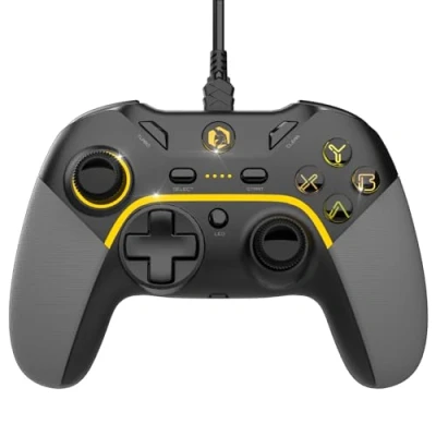 Afbeelding van EMPIRE gaming Bedrade controller PC/PS3/Switch Macro/Tubo modus dubbele trillingen audio aansluiting 3,5 mm ergonomische gamepad USB kabel 1,8 m