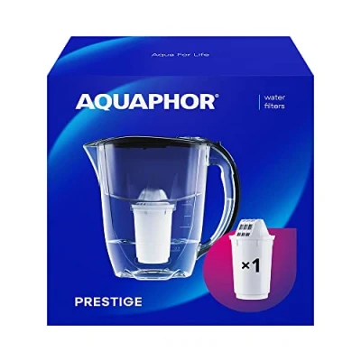 Afbeelding van Aquaphor waterfilterkan Prestige Zwart
