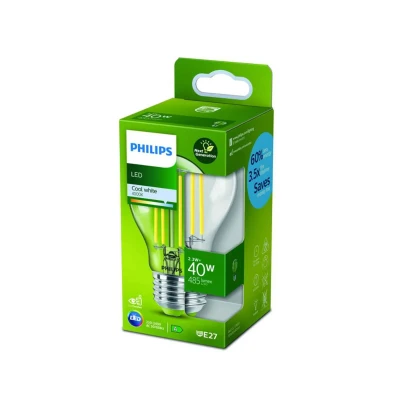 Afbeelding van Philips LED lamp E27 2,5W 4.000K filament 485 lm