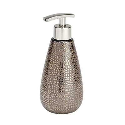 Afbeelding van WENKO zeepdispenser Marrakesh keramiek vloeibare Inhoud: 0,4 l, keramiek, 8 x 18,6 cm, bruin