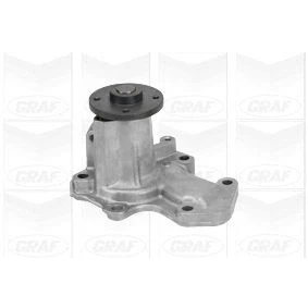 Afbeelding van GRAF PA1000 Waterpomp Met afdichtring Mechanisch Plaatstaal voor multiriemaandrijving MITSUBISHI: COLT 6, SMART: Forfour I