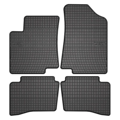 Afbeelding van FROGUM 0427 Vloermatset Rubber voor en achter 4 Zwart Op maat gemaakt KIA: RIO 3