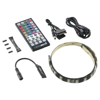 Image de Cablemod widebeam hybrid led kit 60cm rgb/w