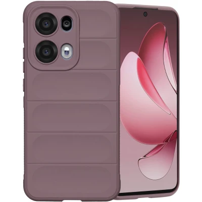 Afbeelding van imoshion EasyGrip Backcover voor de Oppo Reno 13 Pro Paars