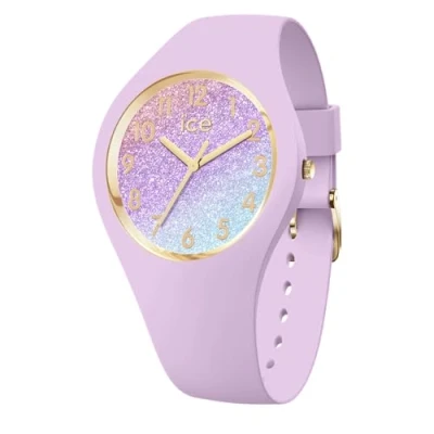 Afbeelding van ICE Watch glitter Lilac cosmic 022570 Horloge Siliconen Lila Ø 34 mm