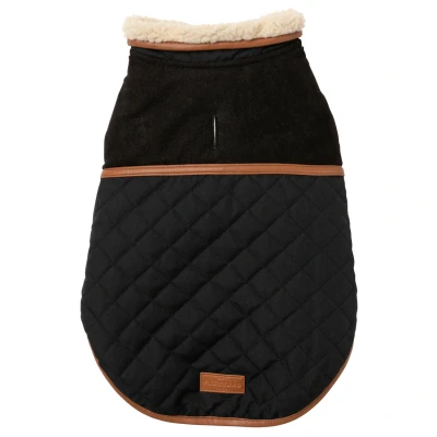 Afbeelding van Fuzzyard Ivanhoe Jacket Zwart Hondenkleding 74 cm