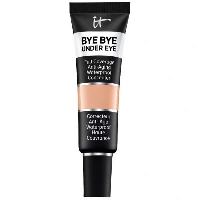 Afbeelding van IT Cosmetics, Anti aging concealer, hoge dekking, waterdicht, formule met peptiden, collageen en hyaluronzuur, Bye Under Eye, tint: Tan 30,5, 12 ml