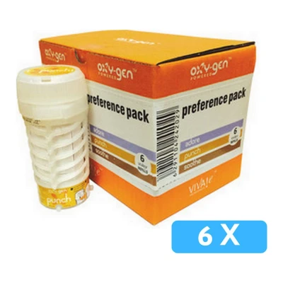 Afbeelding van Oxy gen luchtverfrisser vulling assorti a6