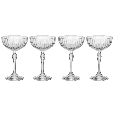 Afbeelding van Bormioli Rocco Cocktailglazen America 20&#039;s 220 ml 4 Stuks
