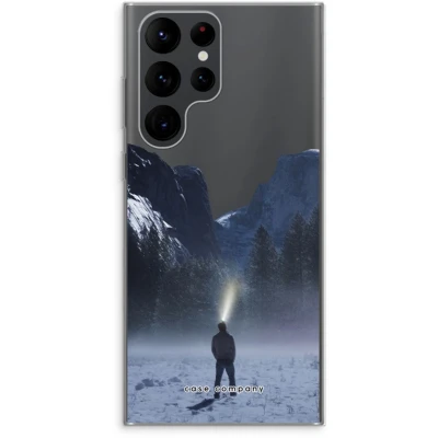 Afbeelding van hoesje geschikt voor Samsung Galaxy S22 Ultra Wanderlust Soft Cover Telefoonhoesje Bescherming aan alle Kanten en Schermrand