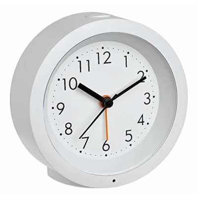 Image de TFA Dostmann 60.1029.02 à quartz réveil blanc Heures de 1