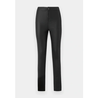 Afbeelding van Noisy May Nmella Super Coated Pants Broek, Dames, Maat: 36x30, Black
