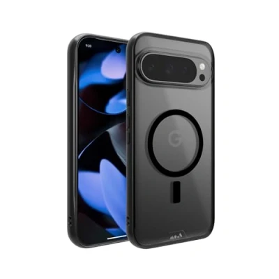 Afbeelding van Mous Transparante hoes compatibel met MagSafe voor Google Pixel 9 Pro XL Helderheid 2.0 beschermhoes krasbestendig transparant en slank ontwerp