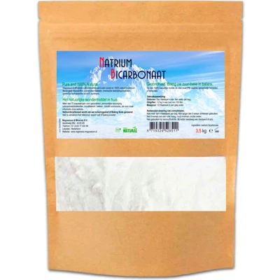 Afbeelding van SoLMAG Natriumbicarbonaat Zuiveringszout Baking Soda 3,5 kg