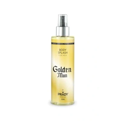 Afbeelding van Prady Body Splash Golden Man Heren 250 ml Fris en elegantie