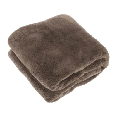 Afbeelding van Unique Living Justin plaid 150x200cm taupe