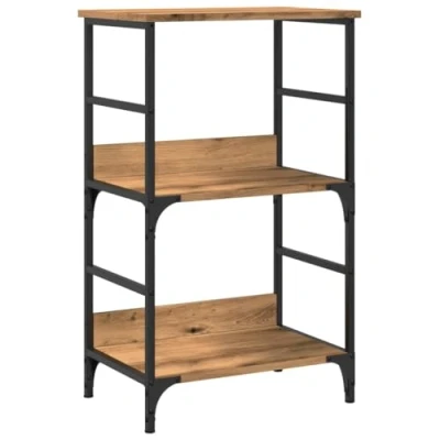 Afbeelding van vidaXL Boekenkast 50x33x82 cm bewerkt hout artisanaal eikenkleurig