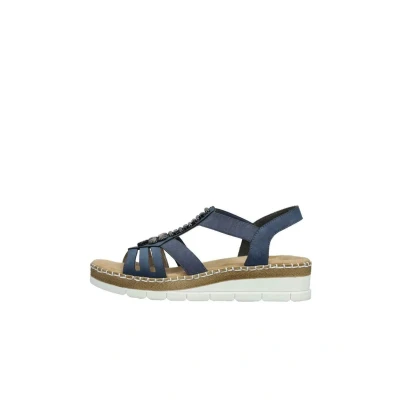 Afbeelding van Rieker V0287 Damessandalen, Blauw