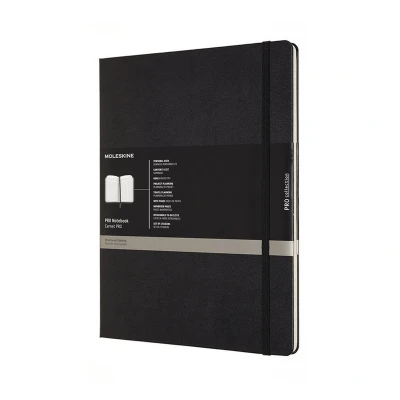 Afbeelding van Moleskine Professional Notitieboek XXL Hardcover Zwart