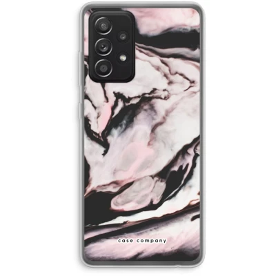 Afbeelding van Case Company® hoesje geschikt voor Samsung Galaxy A52s 5G Roze stroom Soft Cover Telefoonhoesje Bescherming aan alle Kanten en Schermrand